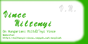 vince miltenyi business card